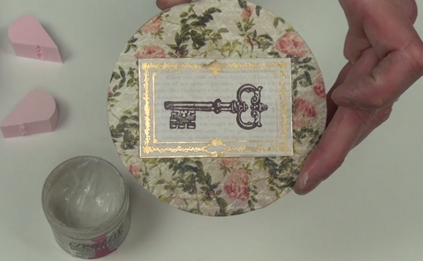 Decoupage Coasters in a Romantic Style